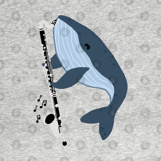 Bass Clarinet Whale by Artstuffs121